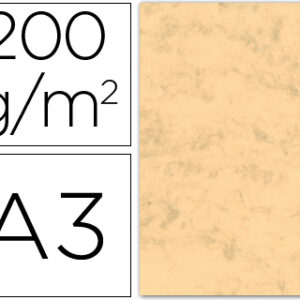 Cartolina Michel Marmoreada A3 200 Gr Ocre (100 Folhas)