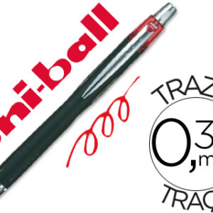 Caneta Uni-Ball Jetstram Sxn-210 Retratil Cor Vermelho
