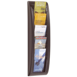 Expositor Paperflow Mural c/ 5 Divisorias p/ Formato Postais 650x181x95 mm