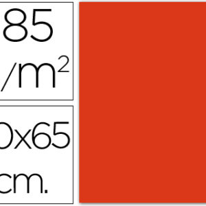 Cartolina Guarro 185 Gr 50X65 cm Tomate