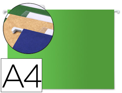 Capas de Suspensão Din A4 Kraft Verde
