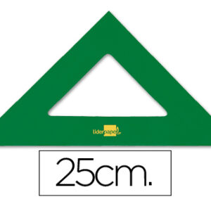 Esquadro 25 cm Plastico Verde