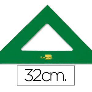 Esquadro 32 cm Plastico Verde