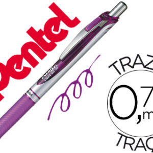 Roller Pentel Bl77 0,7 mm Energel Rectractil Violeta