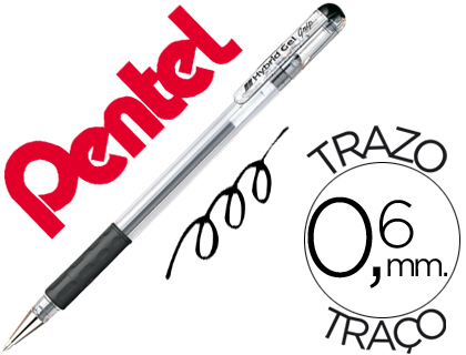 Roller Pentel K116 Gel Grip Preto