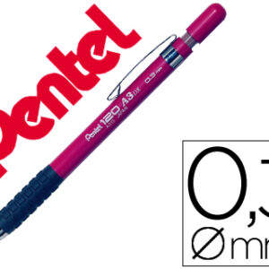 Lapiseira Pentel A313 0,3mm Vermelha