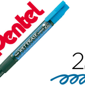 Marcador Pentel Smw26 Wet Erase Azul