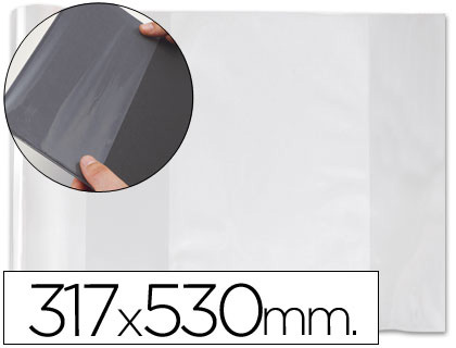 Forra Livros Apli PVC c/ Aba Ajustavel Adesivo 317X530 mm