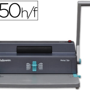 Encadernadora Fellowes Manual Espiral Metalico 5:1 Perfura 12 Folhas Inclui Alicates de Corte