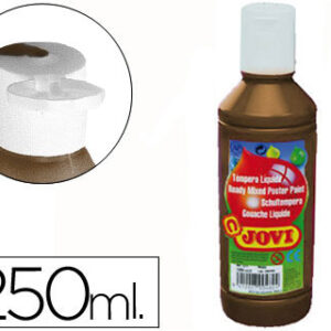 Guache Escolar Jovi 250 ml Castanho