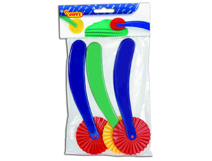 Cortadores e Marcadores Jovi p/ Pasta -Bolsa de 3 Unidades Sortidas