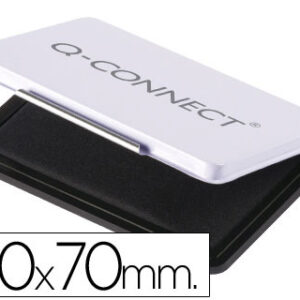 Almofada p/ Carimbo Q-Connect Nº2 Preto 110X70mm