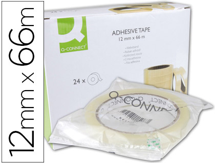 Fita Adesiva Q-Connect 66 Mt X 12 mm Encelofanada