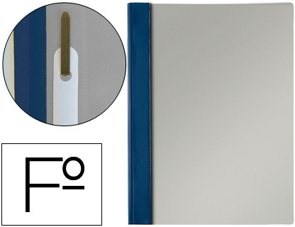 Bolsa Dossier Esselte Fastener Pvc Folio Azul Marinho - ESSELTE