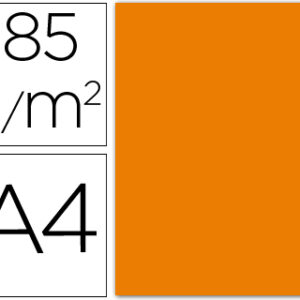 Cartolina Guarro A4 Laranja 185 Gr (50 Folhas)