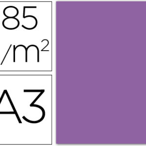 Cartolina Guarro A3 Violeta 185 Gr (50 Folhas)