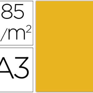 Cartolina Guarro A3 Ouro 185 Gr (50 Folhas)