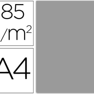 Cartolina Guarro A4 Cinza Perola 185 Gr (50 Folhas)