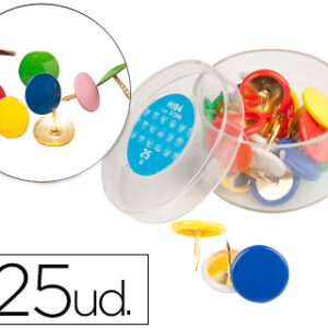 Pioneses Plastificadas (25 Unidades) Cores Sortidas