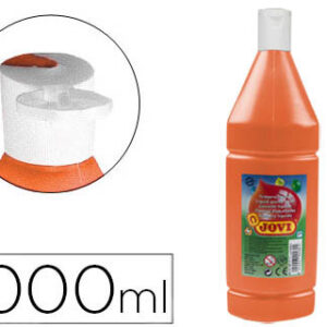 Guache Escolar Jovi 1000 ml Laranja