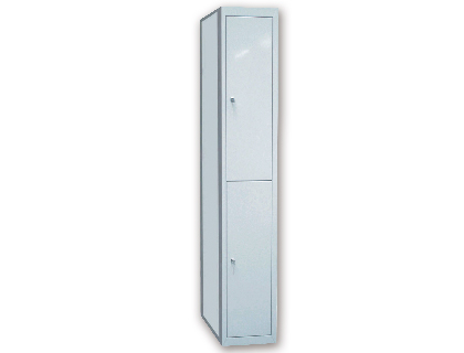 Armário Ar Storage Metálico 50x180x40cm 2 Portas c/ Chave Cor Cinza Continuacao