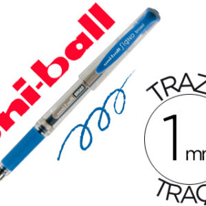 Caneta Uni-Ball Um-153 Signo Broad Azul 1 mm Tinta Gel