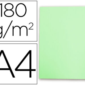 Classificador Gio de Cartolina Din A4 Verde Pastel 180 g/m2