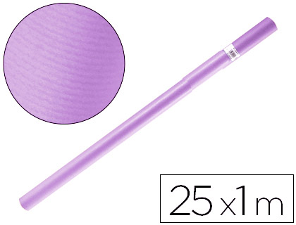 Papel Kraft Lilas Rolo 25X1 Mt