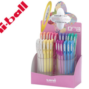Roller Uni Ball Um-120 Signo 0,7 mm Tinta Gel Expositor D e 48 Cores Pastel