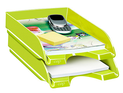 Tabuleiro de Secretaria Cep Plastico Verde 257X348X66 mm
