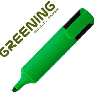 Marcador Greening Fluorescente Ponta Biselada Verde