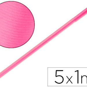 Papel Kraft Rosa Rolo 5X1 Mt