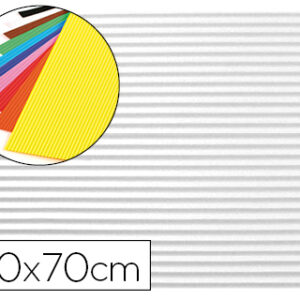Goma Eva Ondulada 50X70cm Espessura 2,2mm Branco