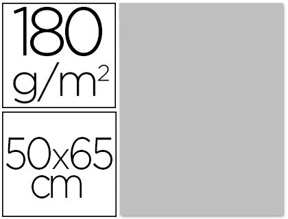 Cartolina 50X65 cm 180 Gr Cinza