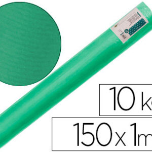Papel Kraft Verge Verde Musgo Bobina 10 Kg