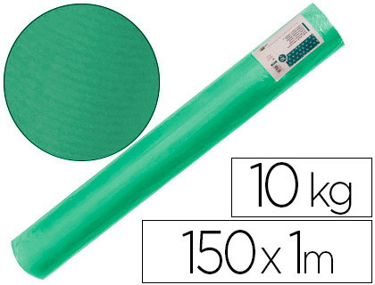 Papel Kraft Verge Verde Musgo Bobina 10 Kg