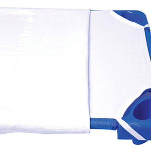 Folha p/ Cama de Creche Amaya Branca 50% Algodão 50% Acrilico 126X55 cm