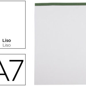 Bloco de Apontamentos Liso A7 80F 60g/m2 Perfurado Sem Capa