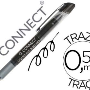Marcador Q-Connect Roller Ball Preto 0,7 mm