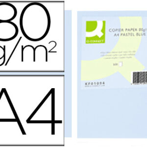 Papel de Cor Q-Connect Din A4 80Gr Azul (500 Folhas)