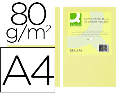 Papel de Cor Q-Connect Din A4 80Gr Champanhe (500 Folhas)