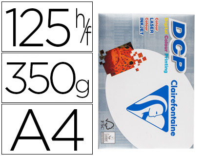 Papel Fotocopia Clairefontaine Din A4 350 Gramas (125 Folhas)