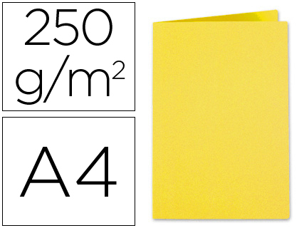 Classificador Exacompta Foldyne de Cartolina Reciclada Din A4 Amarelo 250g