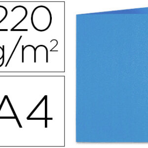 Classificador Exacompta Foldyne de Cartolina Reciclada Din A4 Azul Escuro 250g