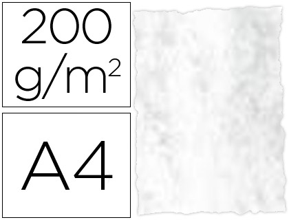 Papel Pergaminho Michel Din A4 Troquelado 200 Gr Cor Marmoreados Cinza (25 Folhas)