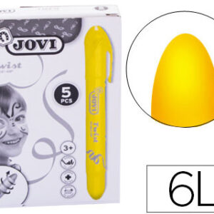 Barra de Maquilhagem Jovi Twist Make-Up Amarelo (5 Unidades)