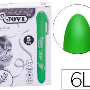 Barra de Maquilhagem Jovi Twist Make-Up Verde (5 Unidades)