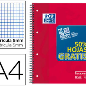 Caderno Espiral Oxford Capa Extradura Optik Paper Microp. A4 120F c/3 Separadores Quadricula