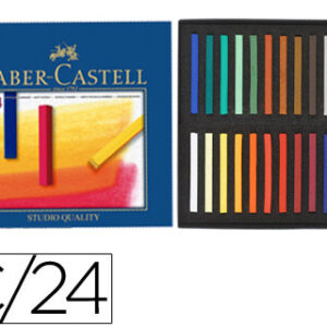 Giz Faber-Castell Pastel Estojo Cartão 24 Cores Sortidas