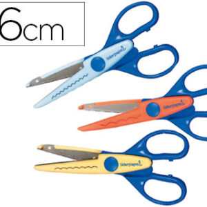 Tesoura Escolar Cortes em Zig-Zag 16 cm